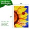 G128 House Flag Family & Friends Sunflower | 28x40 Inch | Printed Blockout Polyester - Summer Decoration